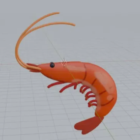【Blender】エビのカスタムモデリング